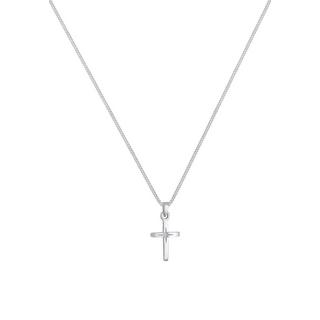 Elli  Halskette Kreuz Symbol Anhänger Religion 925 Silber 