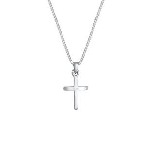 Elli  Collier Femmes Pendentif Croix Gravure Étoile Croyance 