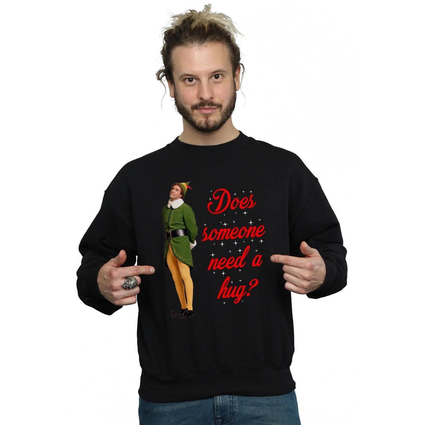 Elf Does Someone Need A Hug Sweatshirt  