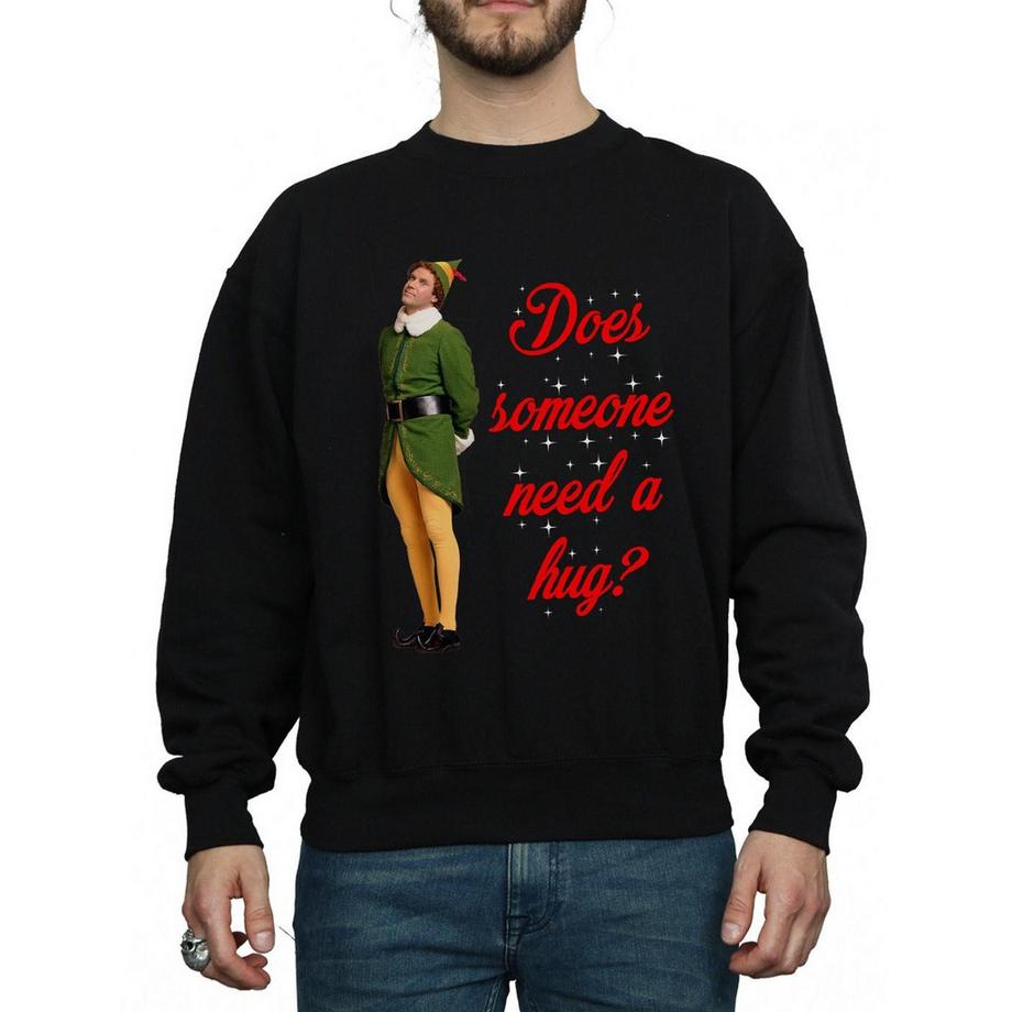 Elf Does Someone Need A Hug Sweatshirt  