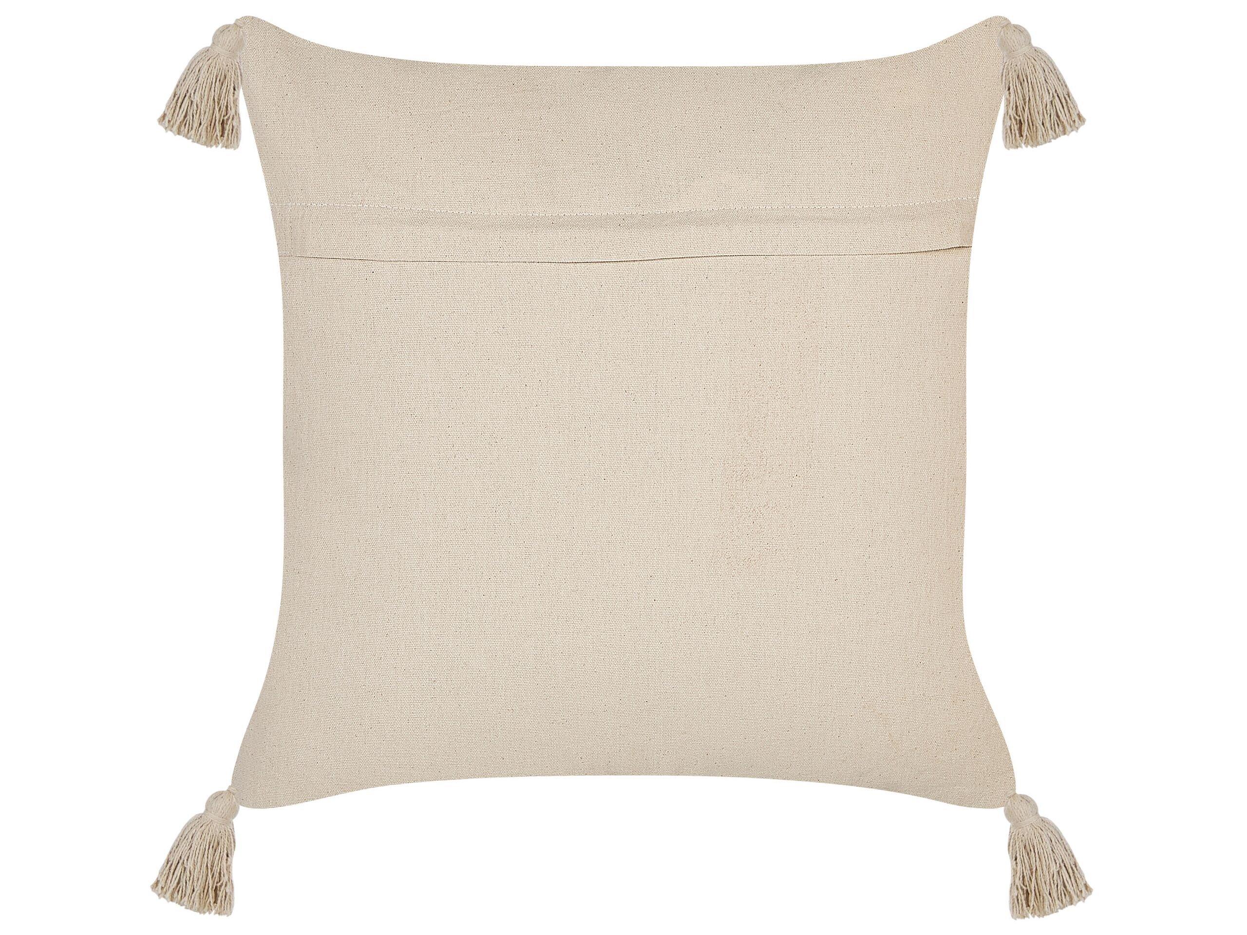 Beliani Coussin en Coton Boho ARALIA  