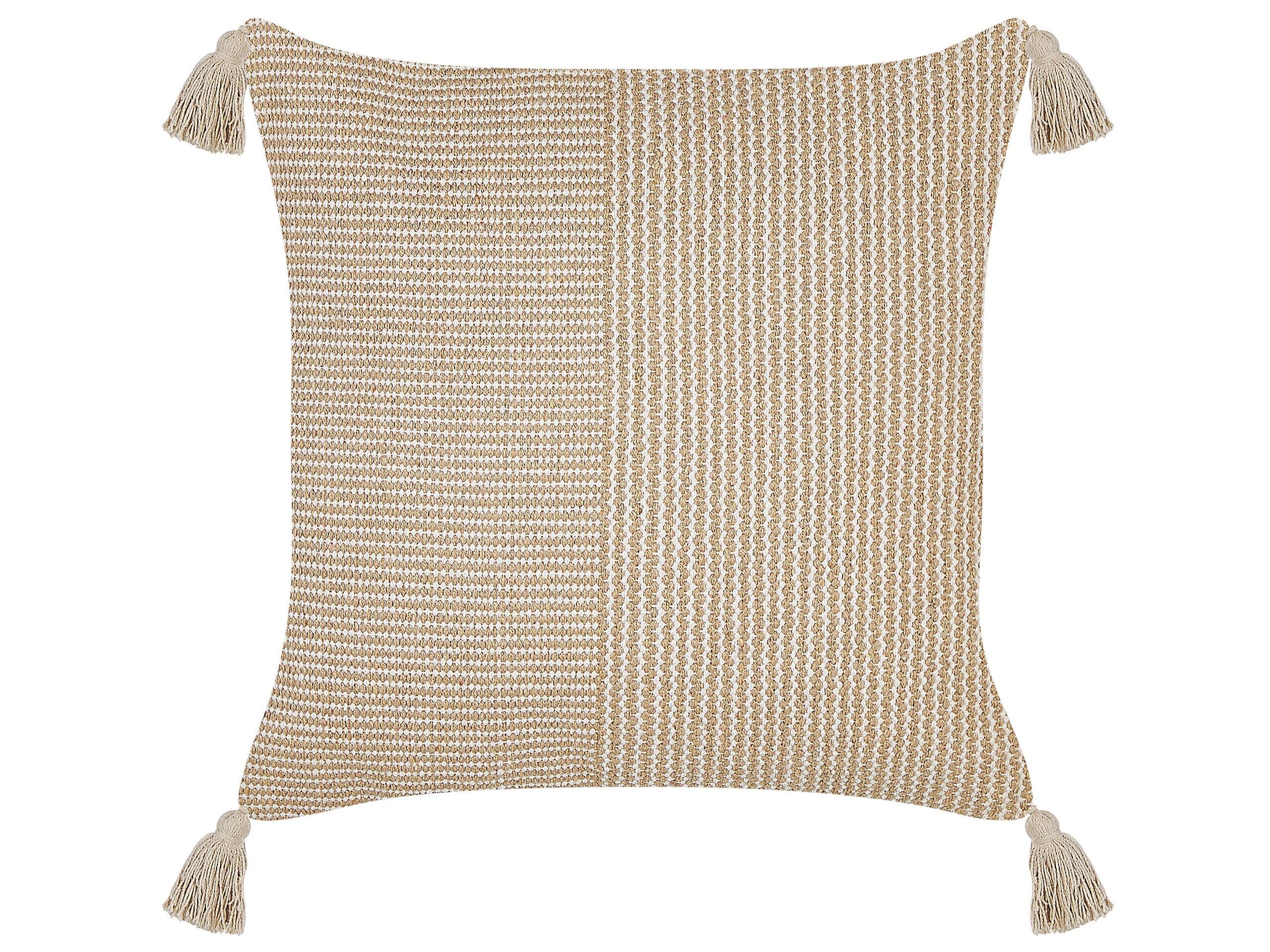 Beliani Coussin en Coton Boho ARALIA  