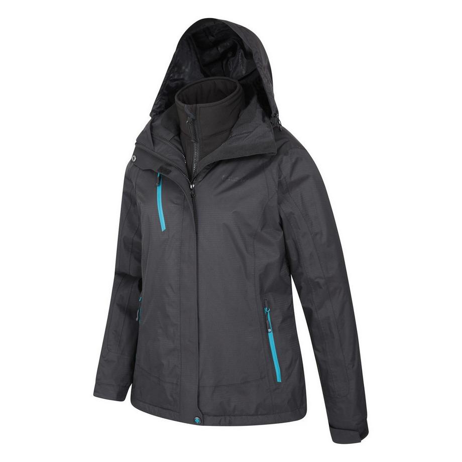 Mountain Warehouse Bracken Extreme Veste Imperméable 3 en 1  