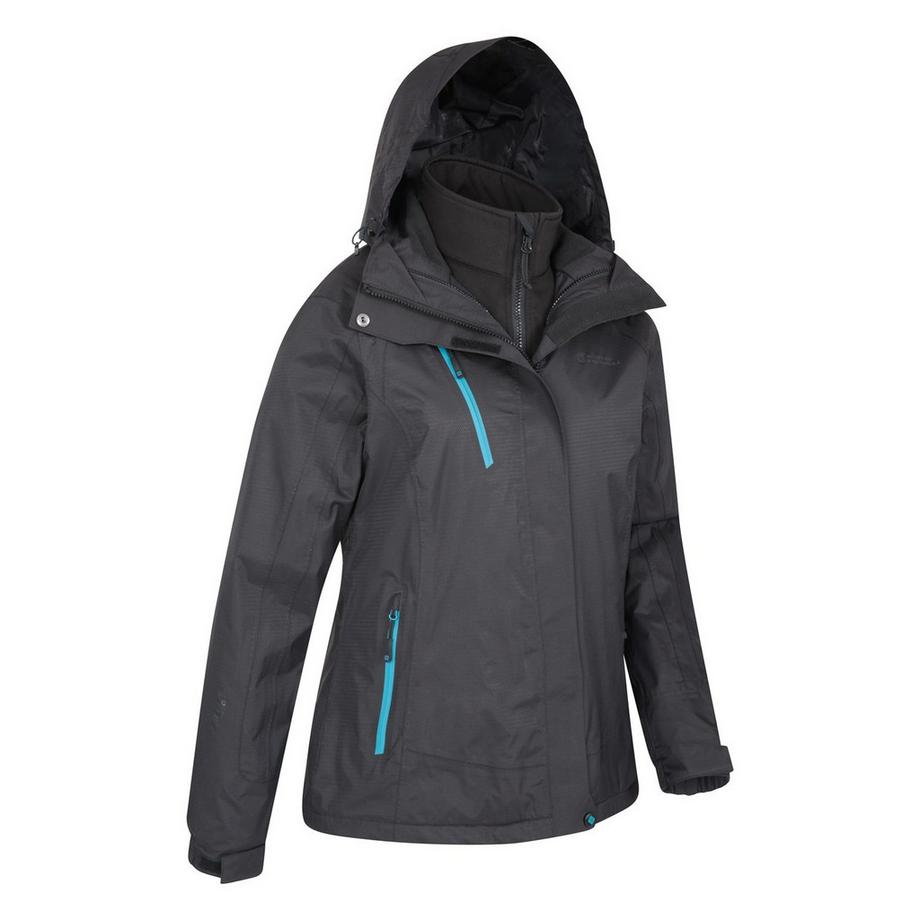 Mountain Warehouse Bracken Extreme Veste Imperméable 3 en 1  