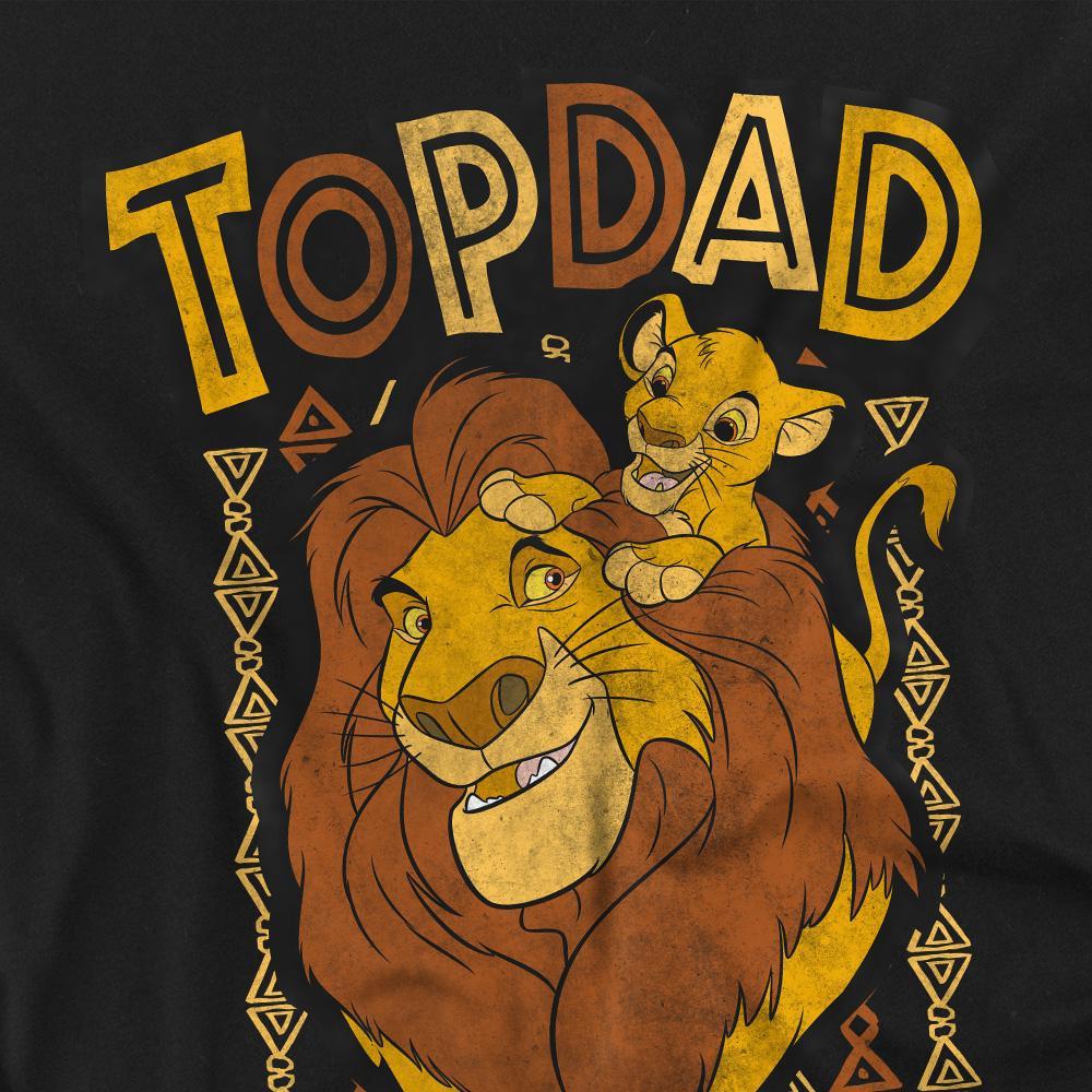The Lion King Top Dad T-shirt Imprimé  