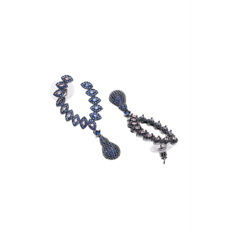 AVANT-GARDE PARIS  Boucles d'oreilles goutte feuille délicates 