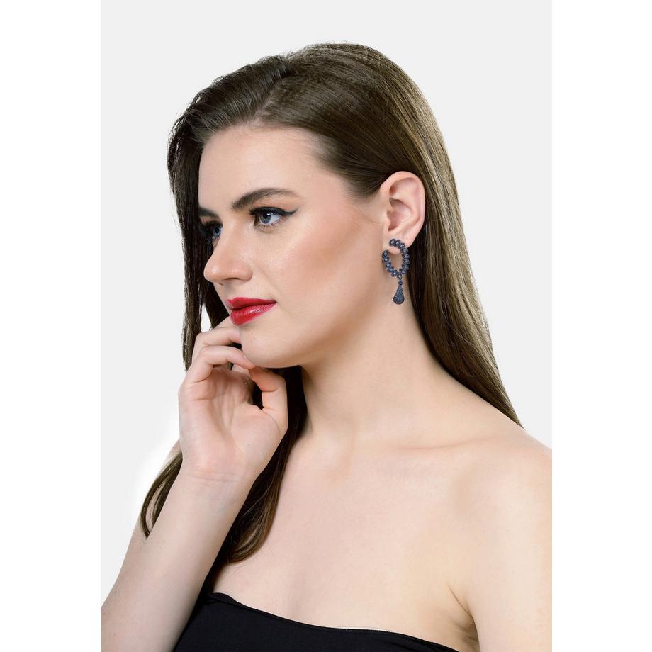 AVANT-GARDE PARIS  Boucles d'oreilles goutte feuille délicates 