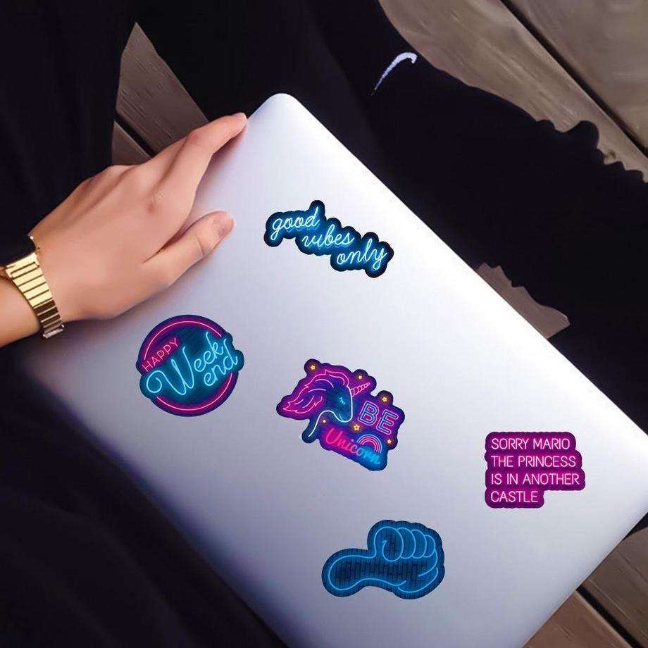 eStore Autocollants - citations poivrées - 50 pcs  