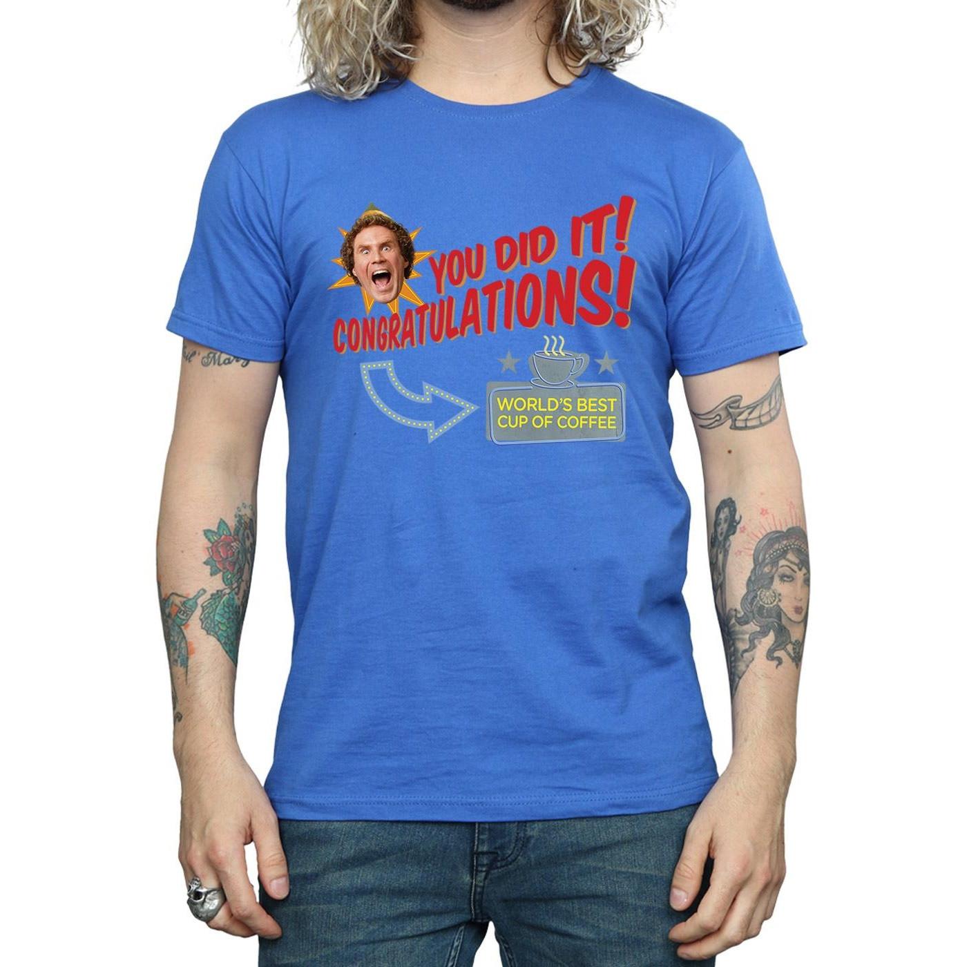 Elf T-Shirt World's Best Coffee  