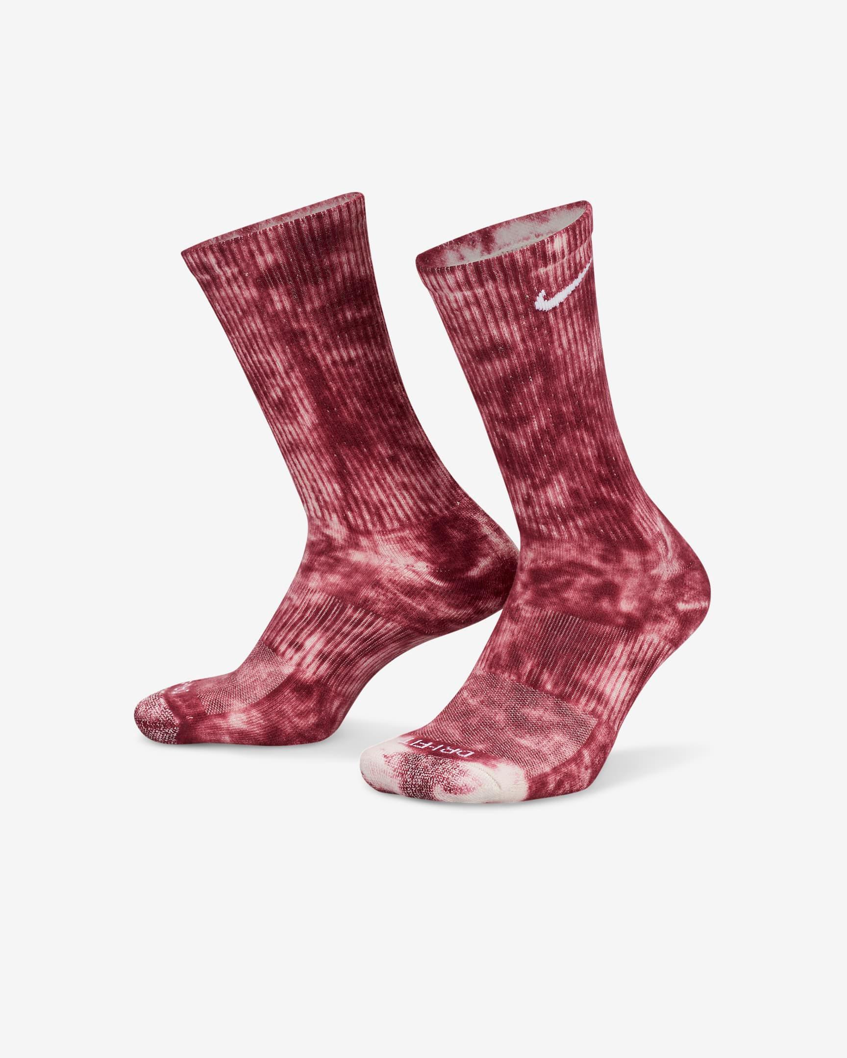 NIKE  Everyday Plus Cushioned Crew Socken - Night Maroon 