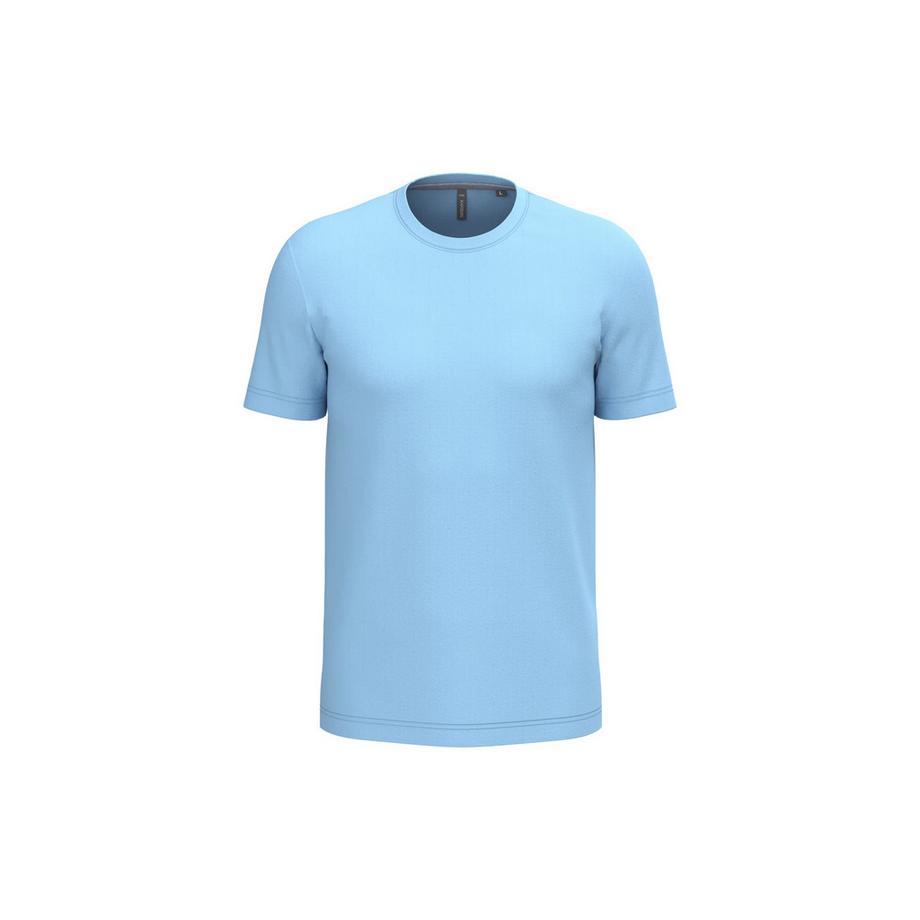 t-shirt col rond anches courtes