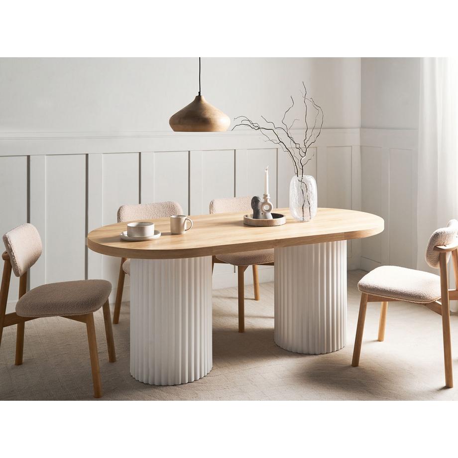 Beliani Esstisch aus MDF-Platte Boho SHERIDAN  