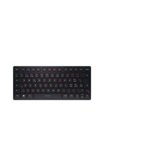Cherry  KW 9200 MINI tastiera USB + RF Wireless + Bluetooth QWERTZ Svizzere Nero 
