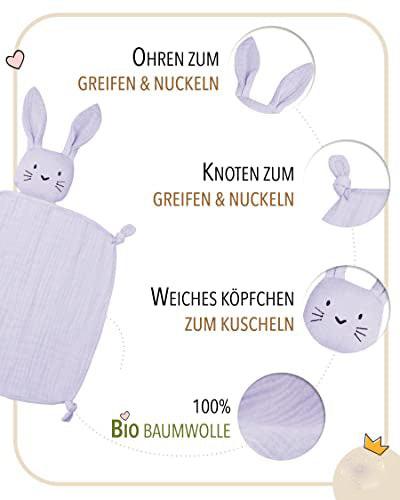 Activity-board  Bébé - Coffret cadeau - Doudou - Bavoir - Anneau de dentition - 100% coton - Mousseline - Cadeaux de naissance - Cadeau bébé garçon - Bleu 