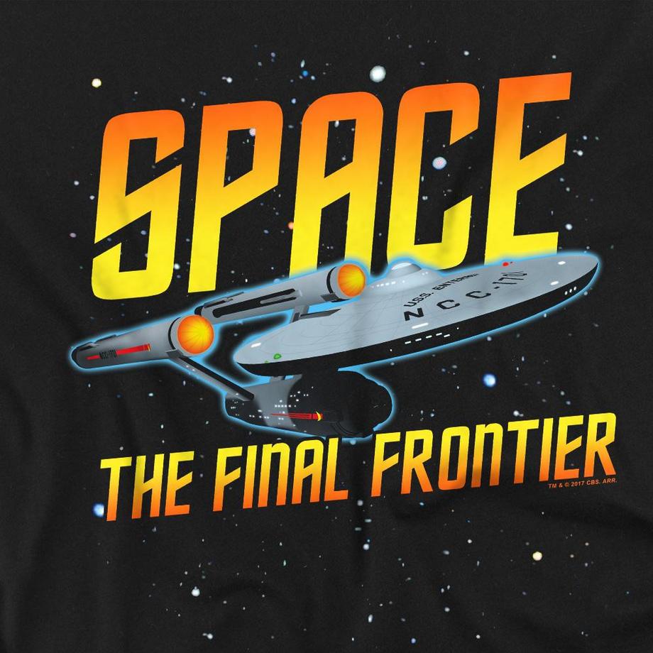 Star Trek Space The Final Frontier T-Shirt Manches Longues  