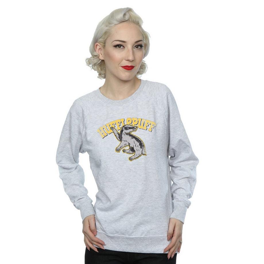 Harry Potter Hufflepuff Felpa con Emblema  