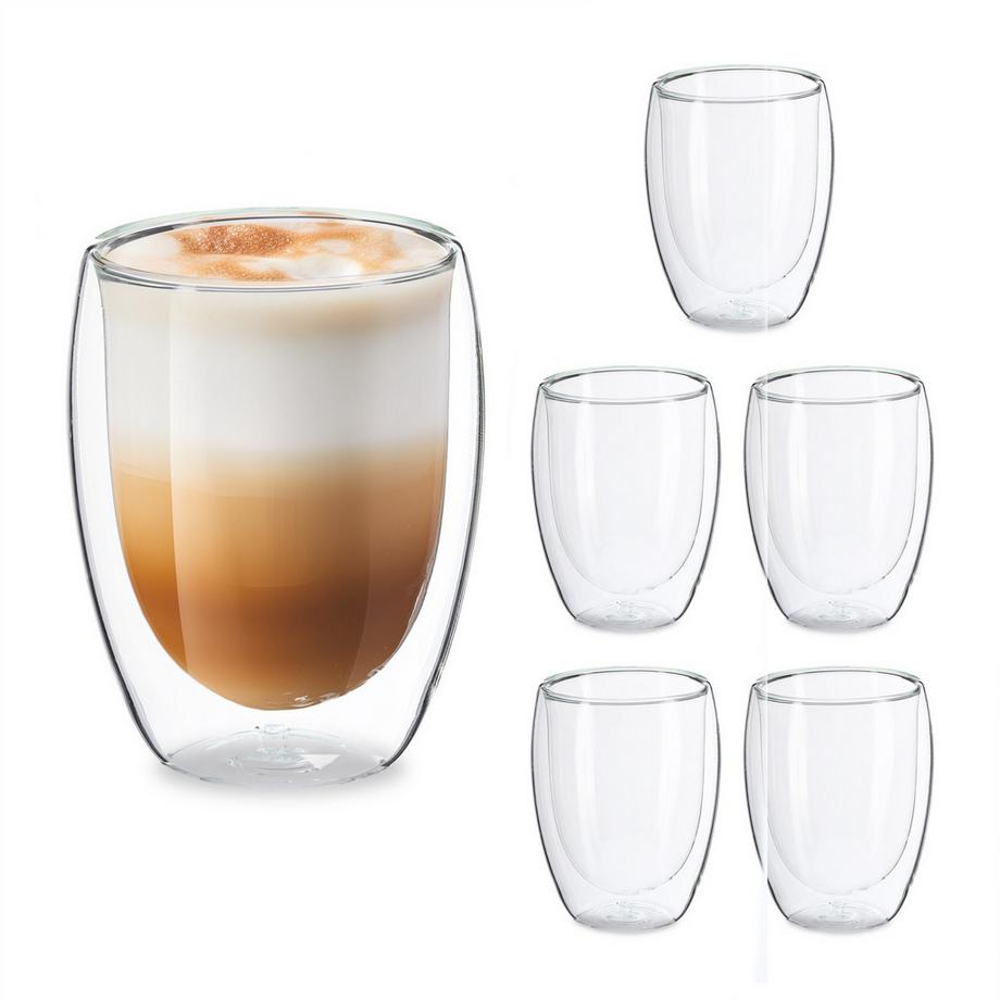 Verres à double paroi pour latte macchiato