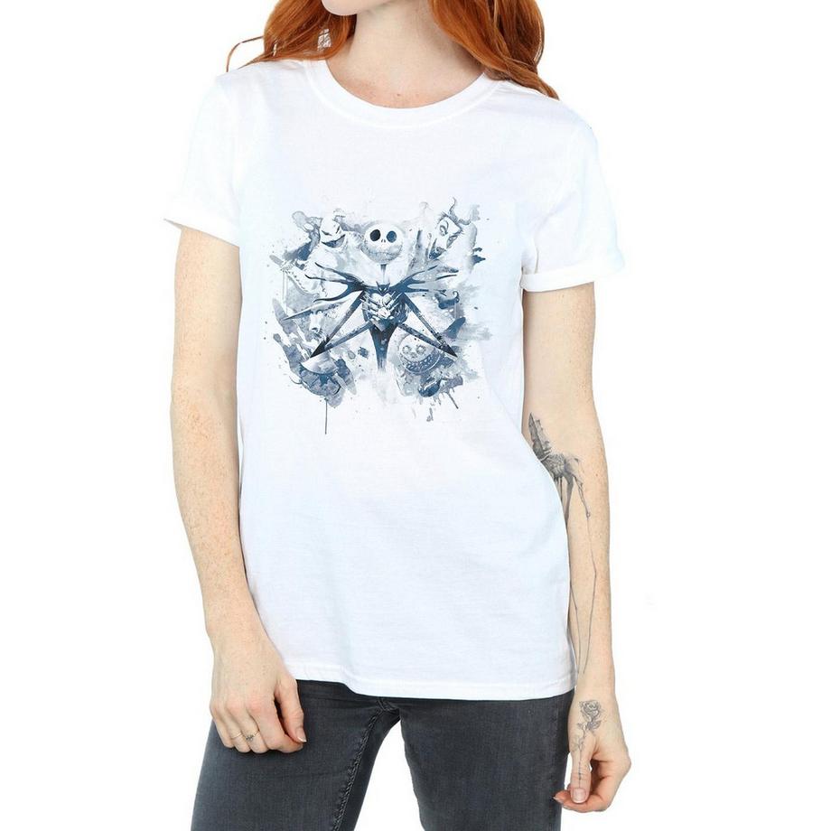 Disney Nightmare Before Christmas Paint Spray Carers T-Shirt  