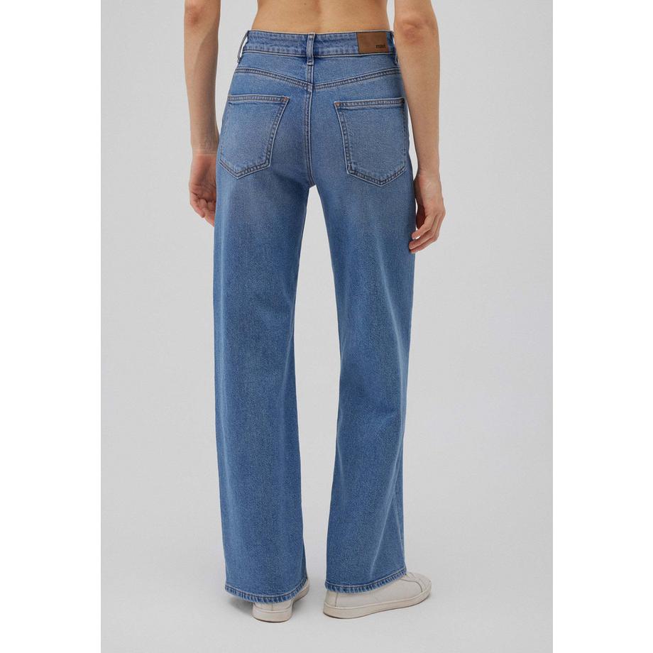 Mavi Malibu Mid Indigo Brushed 90s Relaxed Loose Fit Jeans  