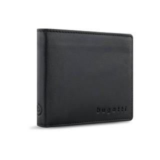 BUGATTI Primo RFID Geldbörse mit Klappe M Schwarz  