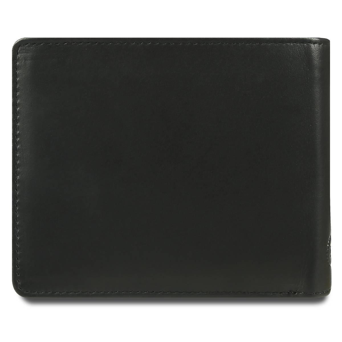 BUGATTI Primo RFID Geldbörse mit Klappe M Schwarz  