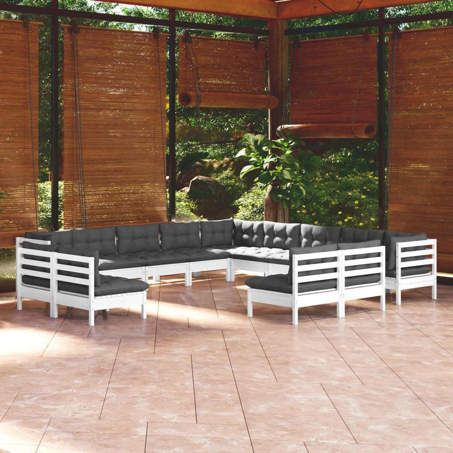VidaXL Garten-lounge-set kiefernholz  