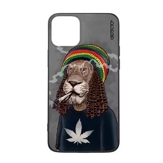 Guscio Store  iPhone 12 / 12 Pro - GUSCIO Cover Lion Rasta 