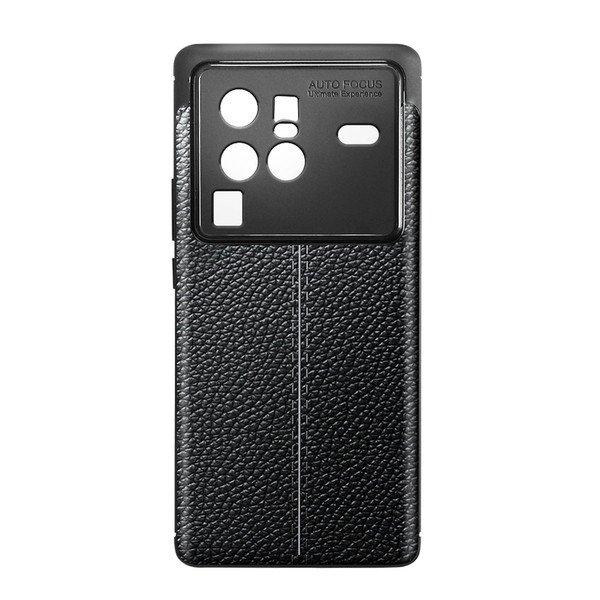 Avizar  Coque Vivo X80 Pro Souple Effet Cuir 