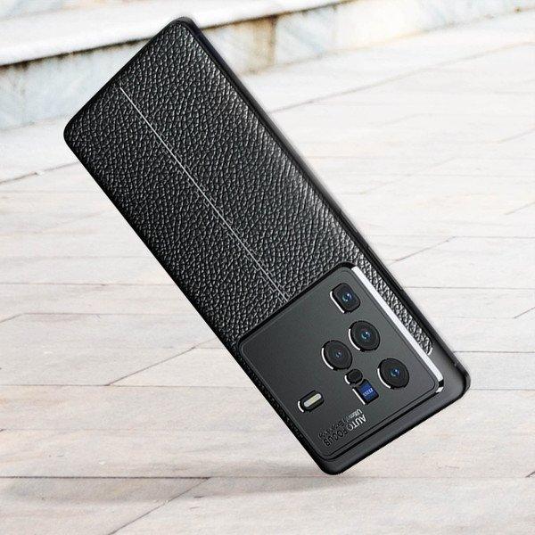 Avizar  Coque Vivo X80 Pro Souple Effet Cuir 