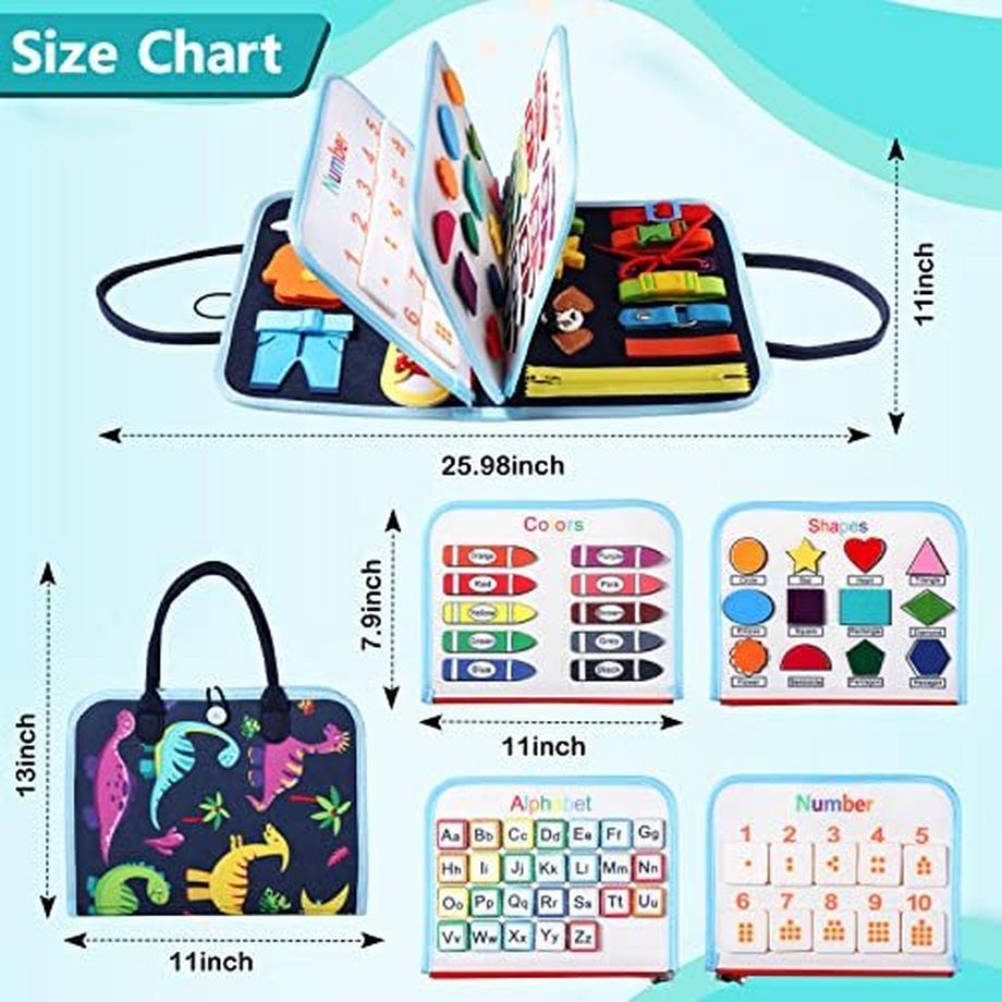 Activity-board  Busy 5 Schichten, Aktivität Board Spielzeug Baby Feinmotorik für Kleinkinder 