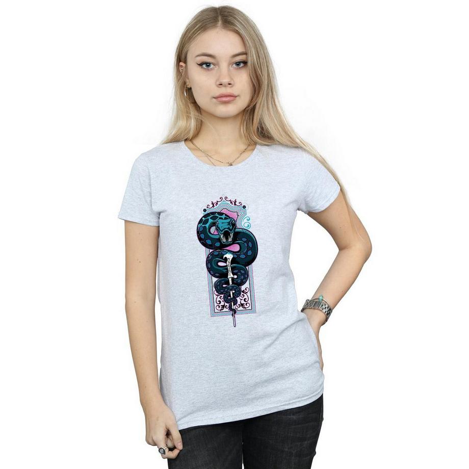 Harry Potter Slytherin Schlange bedrucktes T-Shirt  