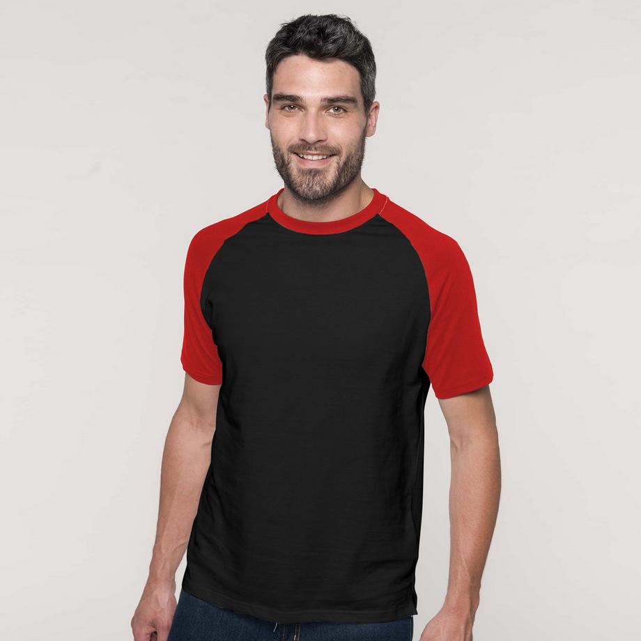 Kariban  T-ShirtDe Baseball À Manches Courtes 