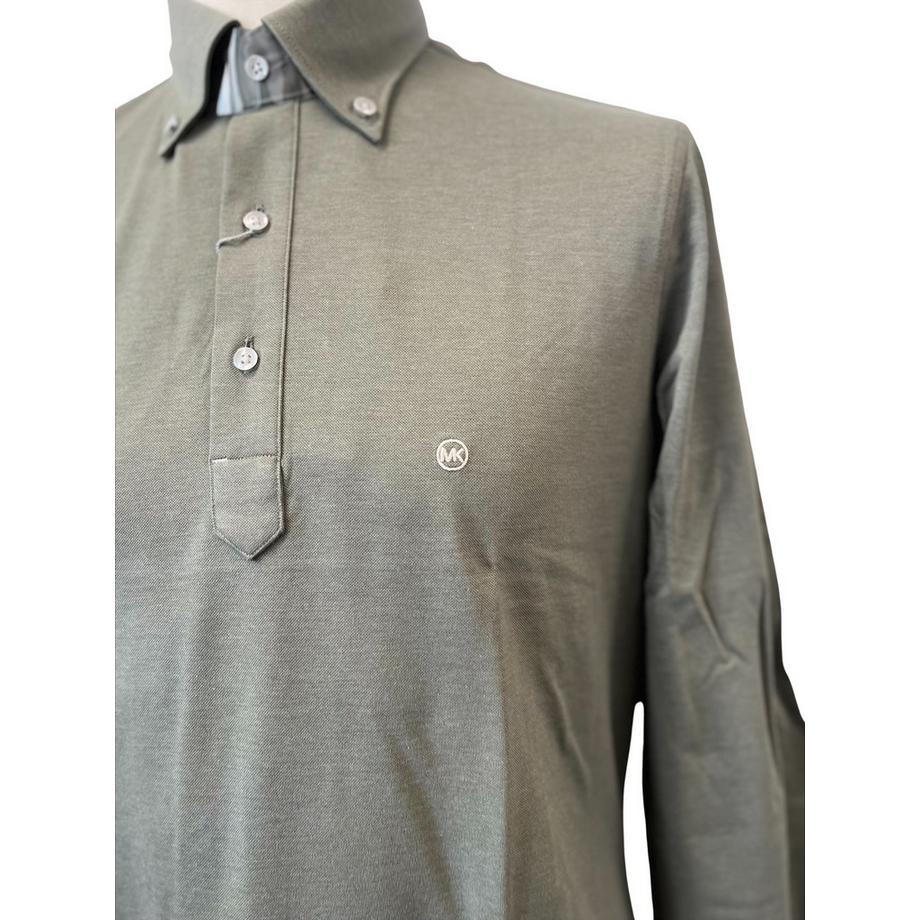 MICHAEL KORS Gestricktes Langarmhemd Slim Fit  