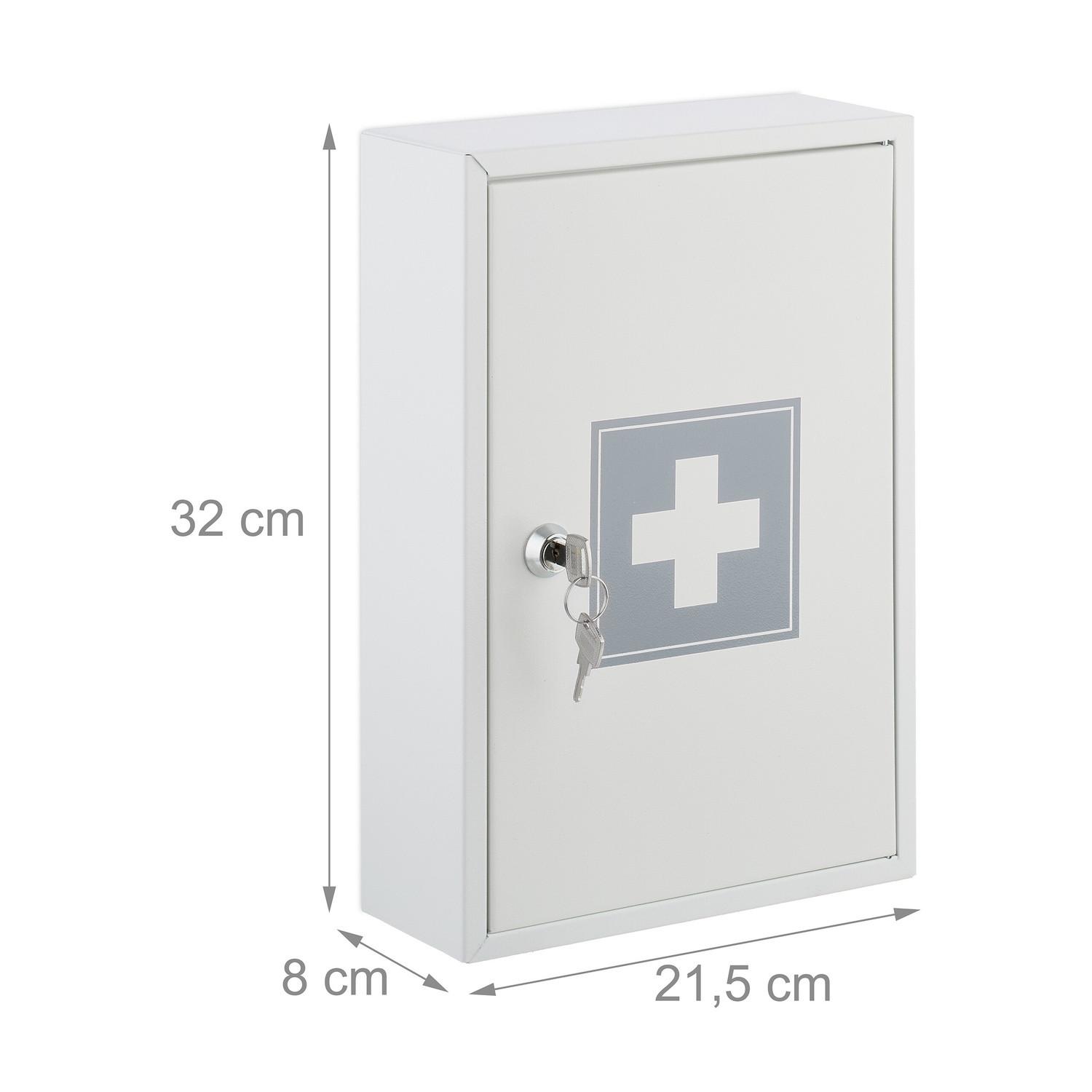 Northio Armadietto per medicinali chiudibile a chiave  