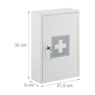 Northio Armadietto per medicinali chiudibile a chiave  