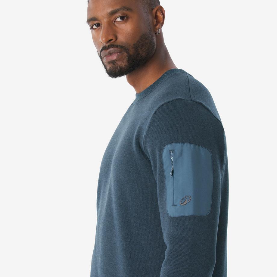 QUECHUA Rundhals-Pullover  