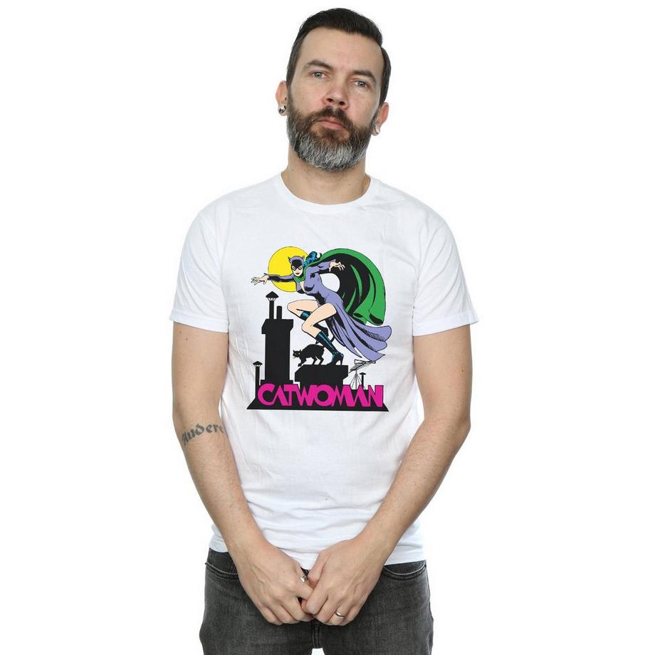 DC COMICS Catwoman T-Shirt Stampata  
