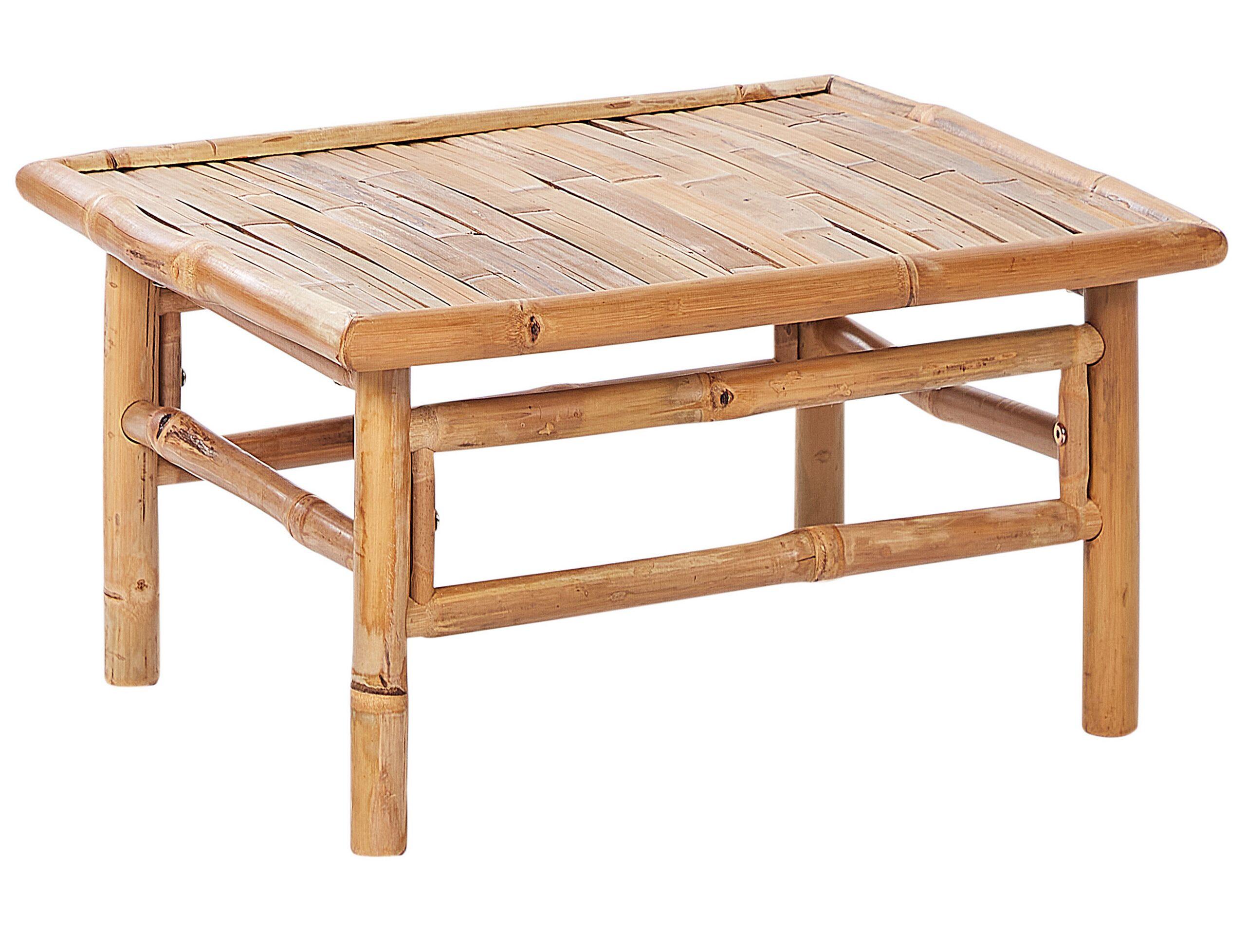 Beliani Table de jardin en Bambou Boho CERRETO  