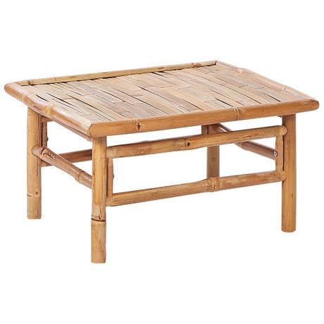 Beliani Table de jardin en Bambou Boho CERRETO  