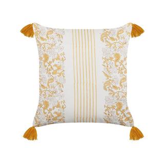 Beliani Dekokissen aus Baumwolle Klassisch BILOBA  