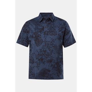 JP1880 Kurzarm Alloverprint Poloshirt  