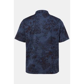 JP1880 Kurzarm Alloverprint Poloshirt  