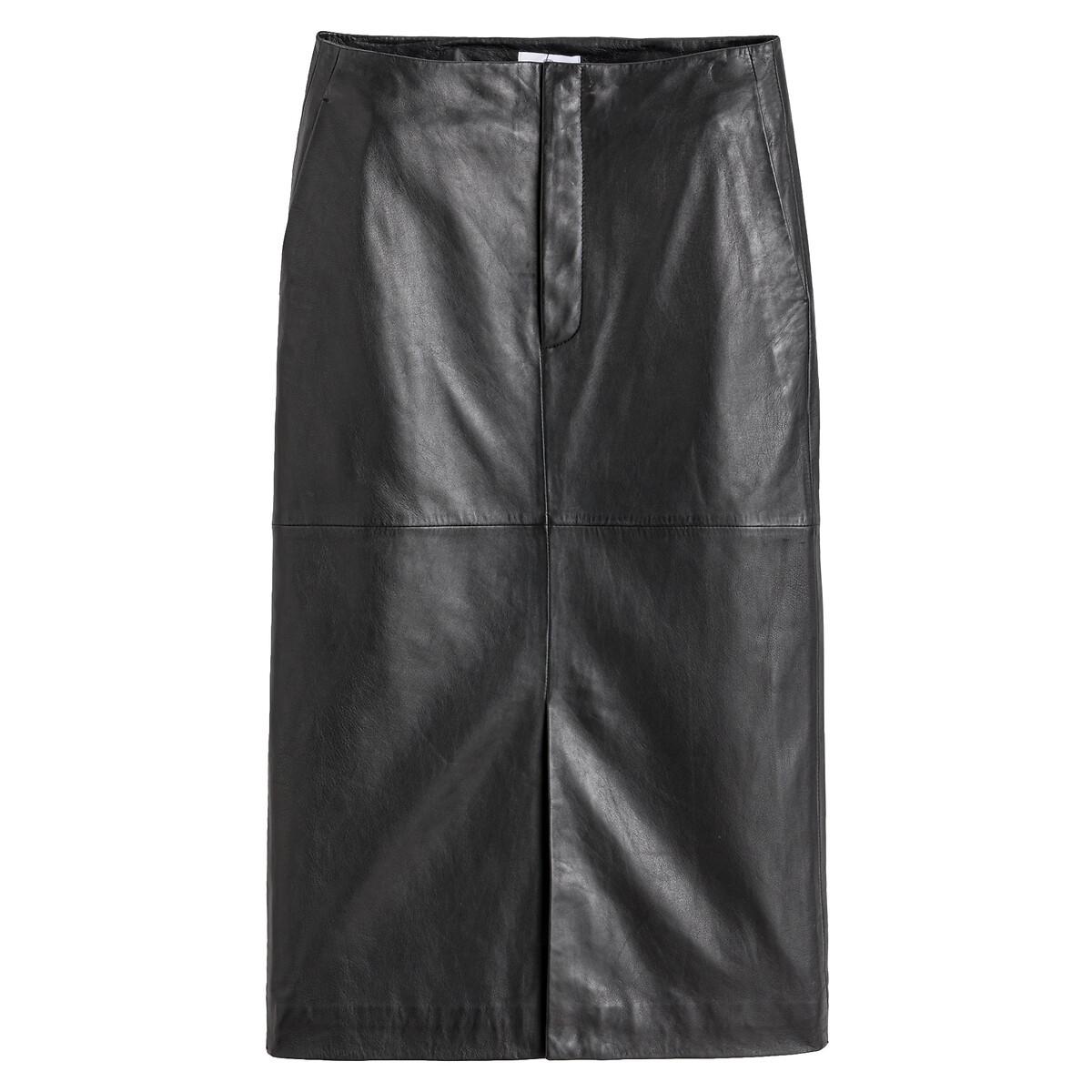 La Redoute Collections Gonna a tubino in pelle  