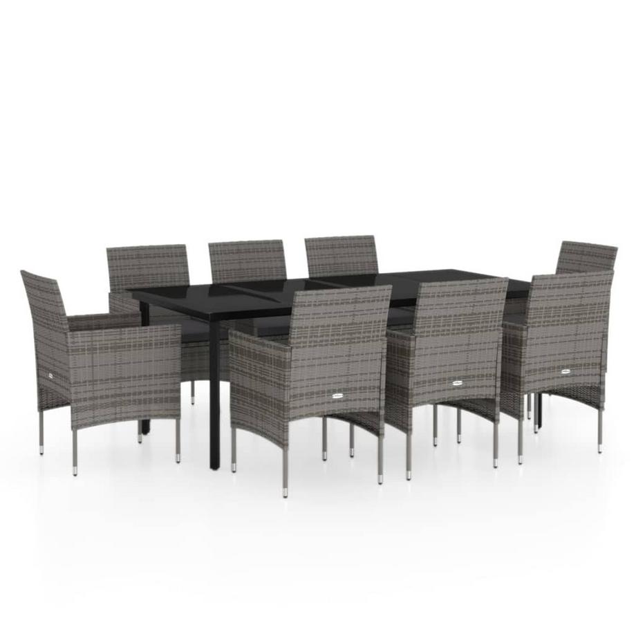 set da pranzo da giardino Polirattan