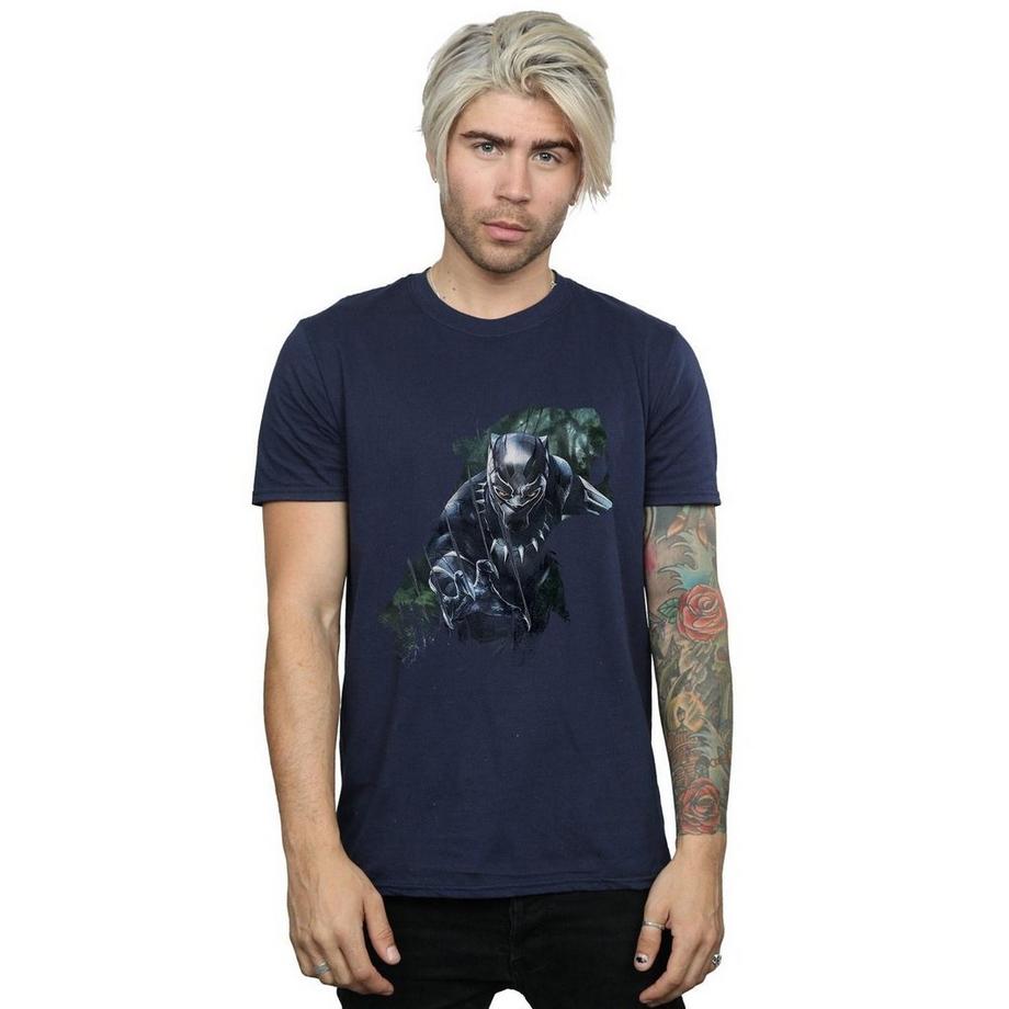 MARVEL Black Panther Grafikdruck T-Shirt  