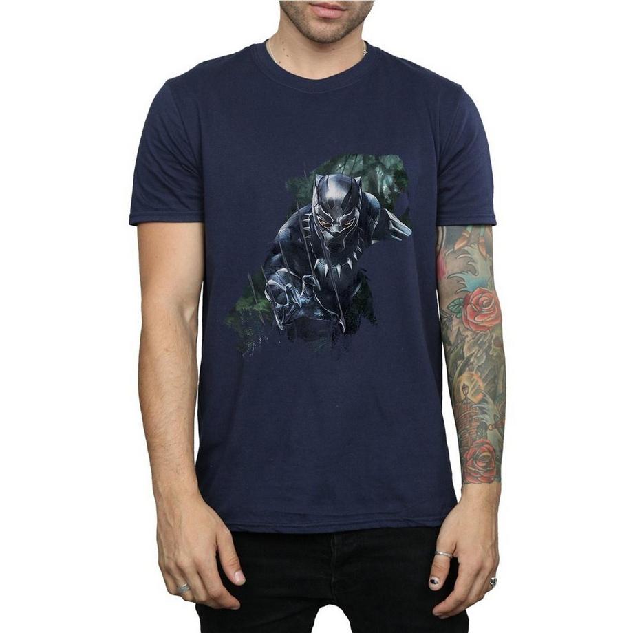 MARVEL Black Panther Grafikdruck T-Shirt  