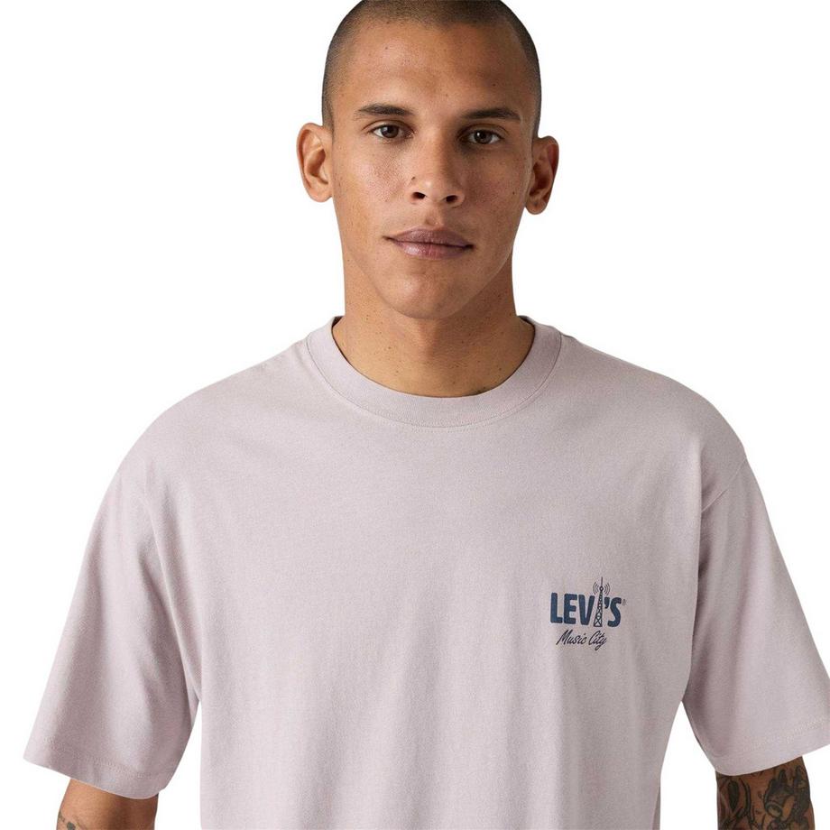Levis Music City T-Shirt Kurzärmelig  