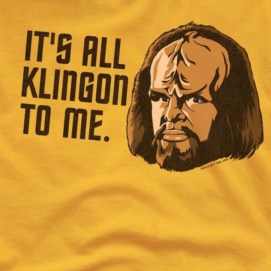 Star Trek All Klingon T-Shirt  