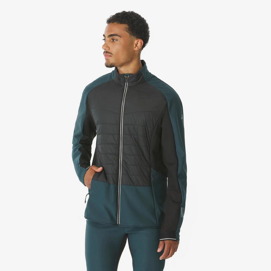 WEDZE  Langlaufjacke warm und atmungsaktiv , XCS 500, dunkelgrün 