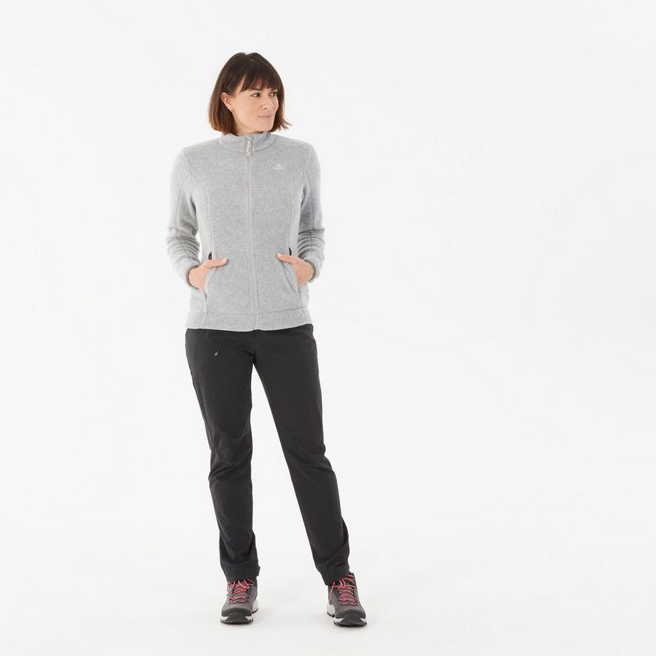 QUECHUA  Pile donna trekking maniche lunghe 